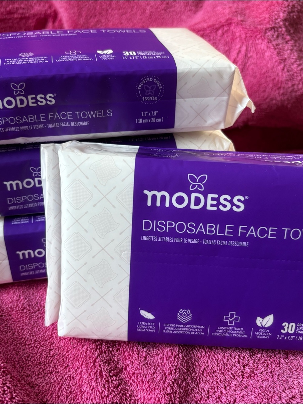 Disposable Face Towels — Lot of 4 + FREE GIFT!